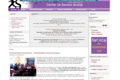 Centar za ženske studije, 2008.